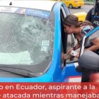 Disparan a la candidata a la Asamblea Nacional de Ecuador Estefany Puente.