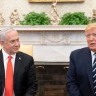 Imagen de archivo del presidente Trump y el primer ministro Netanyahu.