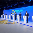 Ecuador presidential debate.