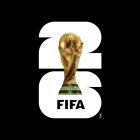 Logo oficial del Mundial de Fútbol 2026, que se disputará en Estados Unidos, México y Canadá.
