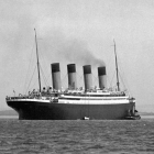 RMS Titanic's sister ship, RMS Olympic off Spithead after the Titanic sank.