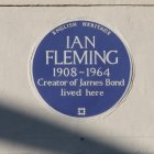 Placa conmemorativa de Ian Fleming en