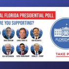 Cartel del GOP de Florida con los 8 candidatos definitivos.