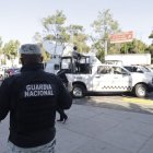 Fuerzas armadas mexicanas vigilan las calles de la capital