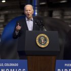 El presidente Joe Biden durante un discurso en Colorado.