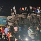 Train crash in India.