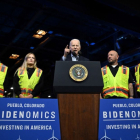 Biden, durante un discurso