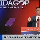 Captura de pantalla de Christian Ziegler, el presidente del GOP de Florida al que suspendieron de su cargo recientemente tras ser acusado de una presunta agresión sexual.