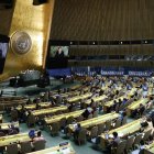 La Asamblea General de la ONU, durante la sesión del 20 de septiembre de 2022.