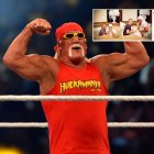 Fotomontaje con la leyenda de la WWE Hulk Hogan e imágenes de su bautizo