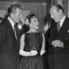 Danny Kaye con Glynis Johns y Cecil Parker en una imagen de archivo de la Librería del Congreso