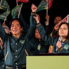 Imagen de archivo del vice presidente Lai Ching y la presidenta Tsai Ing-wen durante un acto de campaña (Cordon Press)