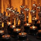Estatuillas de los premios Óscar listas para ser grabadas y entregadas durante la 96ª edición de la gala de los Oscars que tuvo lugar el domingo, 10 de marzo de 2024 en el Dolby Theatre de Los Ángeles.