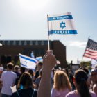 Marcha a favor de Israel en Estados Unidos.