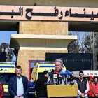 António Guterres, durante su visita a la Franja de Gaza.