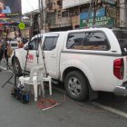 Coche propiedad de CNN Philippines. La sucursal de la televisión americana cesará su emisión el próximo 31 de enero de 2024.
