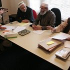 107 / 5.000 El Consejo Sharia de Gran Bretaña preside casos matrimoniales en su sede del este de Londres el 14 de febrero de 2008 (AFP)
