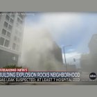 Captura de pantalla de un vídeo obtenido por ABC News con el momento en el que se produce una explosión en Ohio el martes, 28 de mayo de 2024. La explosión dejó un muerto, un desaparecido y siete heridos.