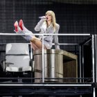 Imagen de Taylor Swift durante su actuación en Estocolmo, Suecia, el pasado