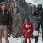 Captura de vídeo del anuncio de Paramount+ en el que reunirán a varios personajes de su plataforma en el spot del Super Bowl.