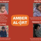 Capturas de las imágenes de los cuatro menores por los que las autoridades activaron la alerta Amber en Wisconsin.