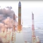Captura de pantalla de la agencia espacial de Japón JAXA del vídeo del lanzamiento del cohete H3.