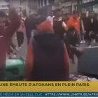 Manifestación afgana en París