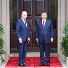 Joe Biden y Xi Jinping, durante una reunión.