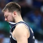 Luka Doncic, durante un partido con los Dallas Mavericks.