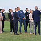 Los líderes del G7 en su encuentro en Italia.