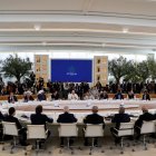 La Cumbre del G7 en Savelletri, cerca de Bari, Italia