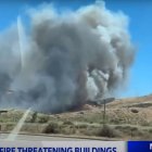 Incendio en Gorman (California).