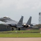 Avión F-15 del Ejército de los Estados Unidos.