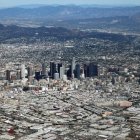 Downtown Los Angeles as seen from my American Airlines flight from Japan.