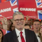 Labour leader Sir Keir Starmer speaks to supporters at a watch party for the results of the 2024 General Election in central London, as the party appears on course for a landslide win. Picture date: Friday July 5, 2024.