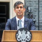 July 5, 2024, London, England, United Kingdom: Outgoing UK Prime Minister RISHI SUNAK leaves 10 Downing Street with a speech with his wife after his party has been defeated in snap general election. (Credit Image: © Tayfun Salci/ZUMA Press Wire)
