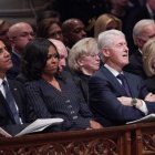 Barack Obama, Michelle Obama, Bill Clinton y Hillary Clinton