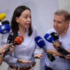 María Corina Machado, líder de la oposición venezolana; y Edmundo González, el candidato de la coalición.