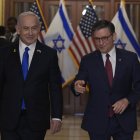 Mike Johnson y Benjamin Netanyahu