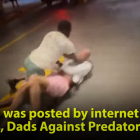 Captura de pantalla del vídeo difundido por Dads Against Predators en el que persiguen a William CC Kemp-Neal tras encontrarse reunido con un niño de 13 años.