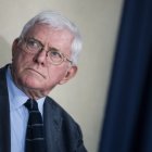 (FILES) Phil Donahue, former host of "The Phil Donahue Show" speaks during an event at the National Press Club August 14, 2014 in Washington, DC. New York Times reporter James Risen was joined by journalism industry advocates to speak about challenges to a free press by the US government and the Obama administration. - Phil Donahue, a pioneering US talk show host, has died at the age of 88.