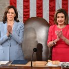 Nancy Pelosi y Kamala Harris en el Congreso de los Estados Unidos