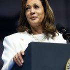 Kamala Harris brindó su primera entrevista de la campaña presidencial/ Saul Loeb
