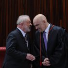 El presidente Lula Da Silva con el juez Alexandre de Moraes