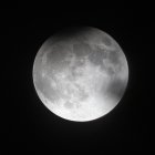 September 17, 2024, Fort Worth, Texas, United States: Sept. 17, 2024. The Super harvest moon during a partial lunar eclipse as the earth passes between the moon and the sun, casting a shadow over the surface as seen from Fort Worth, Tx. (Credit Image: © Ralph Lauer/ZUMA Press Wire)