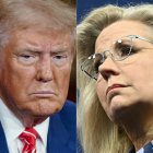 Donald Trump y Liz Cheney en una fotografía de archivo