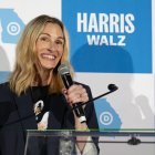 Elecciones presidenciales 2024: Julia Roberts en un mitin de Kamala Harris