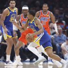 Juego de los Thunders contra los Golden State Warriors