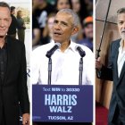 Elecciones presidenciales 2024: Montaje de Barack Obama, Tom Hanks y George Clooney