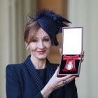 La autora británica JK Rowling